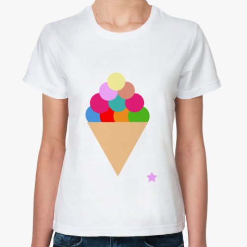 Классическая футболка Мороженное