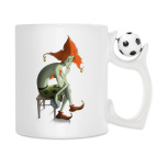 Кружка с футбольным мячиком