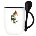 Кружка с ложкой