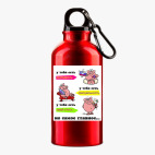 Металлическая бутылка 400 мл UV-DTF