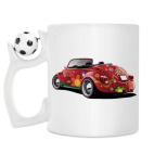 Кружка с футбольным мячиком