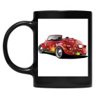 Кружка цветная UV-DTF