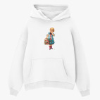 Толстовка худи оверсайз