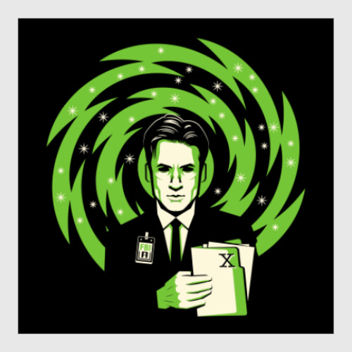Постер с принтом The X-Files Fox Mulder