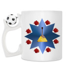 Кружка с футбольным мячиком