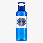 Прозрачная спортивная бутылка