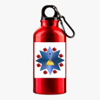 Металлическая бутылка 400 мл UV-DTF