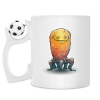 Кружка с футбольным мячиком