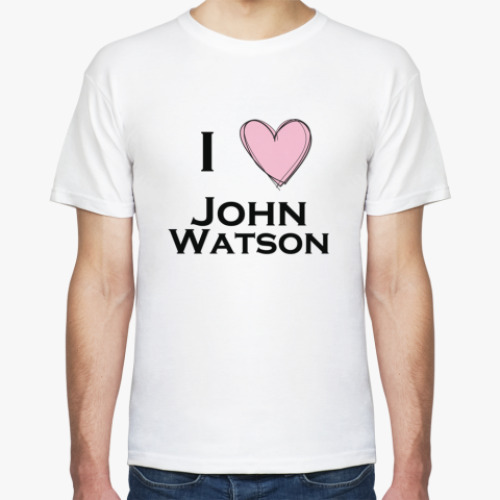 Футболка I love john watson