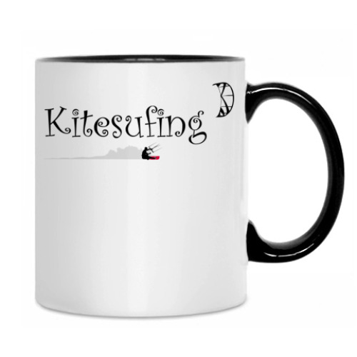 Кружка с принтом Кайт зона