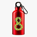 Металлическая бутылка 400 мл UV-DTF