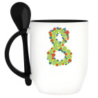 Кружка с ложкой