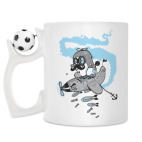 Кружка с футбольным мячиком