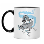 Кружка двухцветная