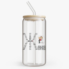 Банка с бамбуковой крышкой