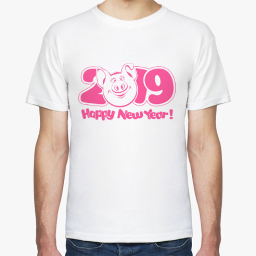 Футболка Новогодняя Свинка 2019