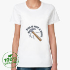 Женская футболка органик