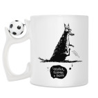Кружка с футбольным мячиком