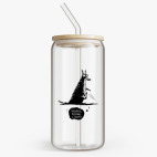 Банка с бамбуковой крышкой