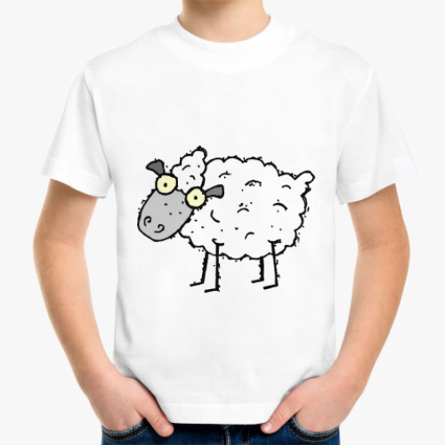 Детская футболка барашек