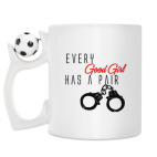 Кружка с футбольным мячиком