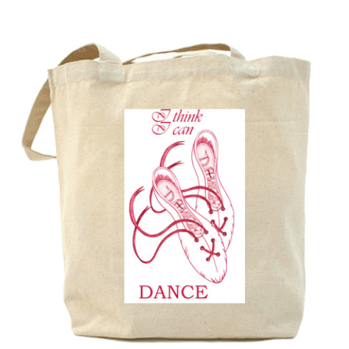 Сумка шоппер с принтом  Dance