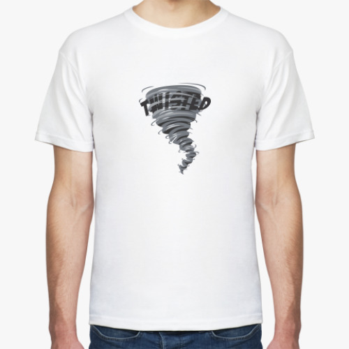 Футболка с принтом Twisted