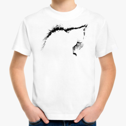 Детская футболка Силуэт кошки
