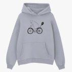 Толстовка худи оверсайз