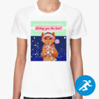 Женская спортивная футболка