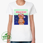 Женская футболка органик