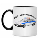 Кружка двухцветная