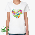 Женская футболка органик