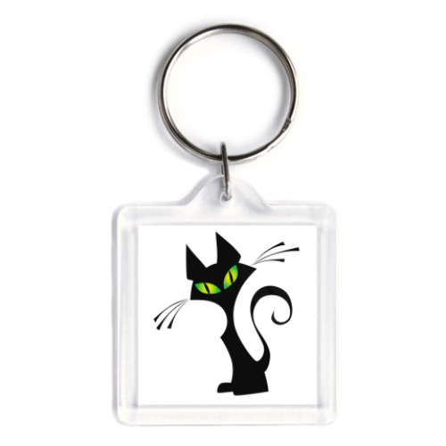 Брелок с принтом Кот