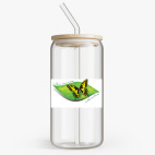 Банка с бамбуковой крышкой