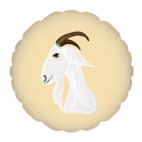 Голова белого козла