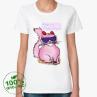 Женская футболка органик