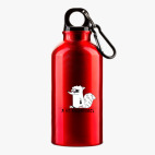 Металлическая бутылка 400 мл UV-DTF