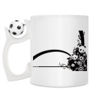 Кружка с футбольным мячиком