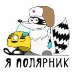 Енот 'Я полярник!'
