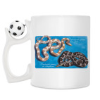 Кружка с футбольным мячиком