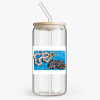 Банка с бамбуковой крышкой