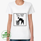 Женская футболка органик