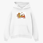 Толстовка худи оверсайз