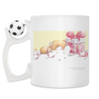 Кружка с футбольным мячиком