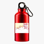 Металлическая бутылка 400 мл UV-DTF