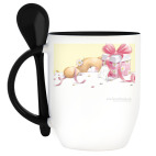 Кружка с ложкой