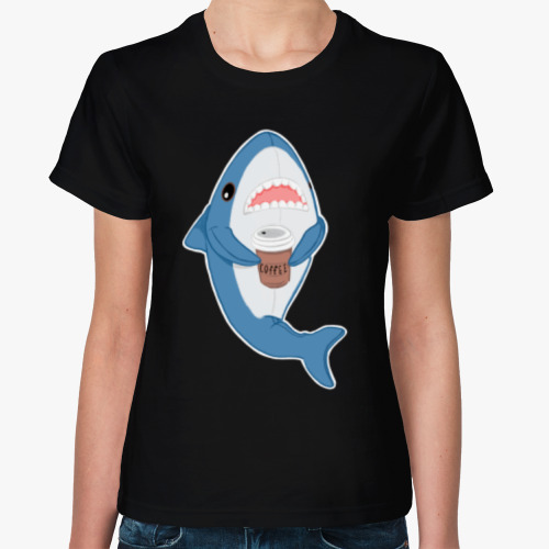 Женская футболка Hype shark