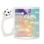 Кружка с футбольным мячиком