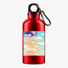 Металлическая бутылка 400 мл UV-DTF